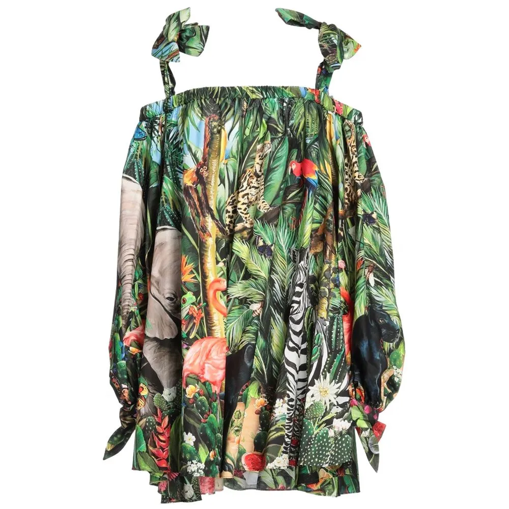 Multicolor Cotton Dress sold by Louxly