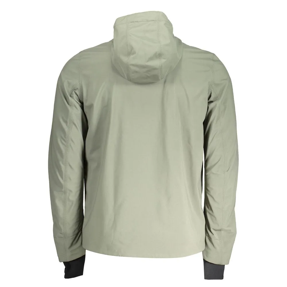 Green Polyester Jacket sold by Louxly product image thumbnail 2