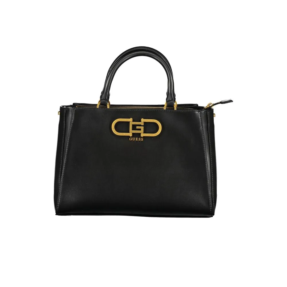 Black Polyethylene Handbag sold by Louxly