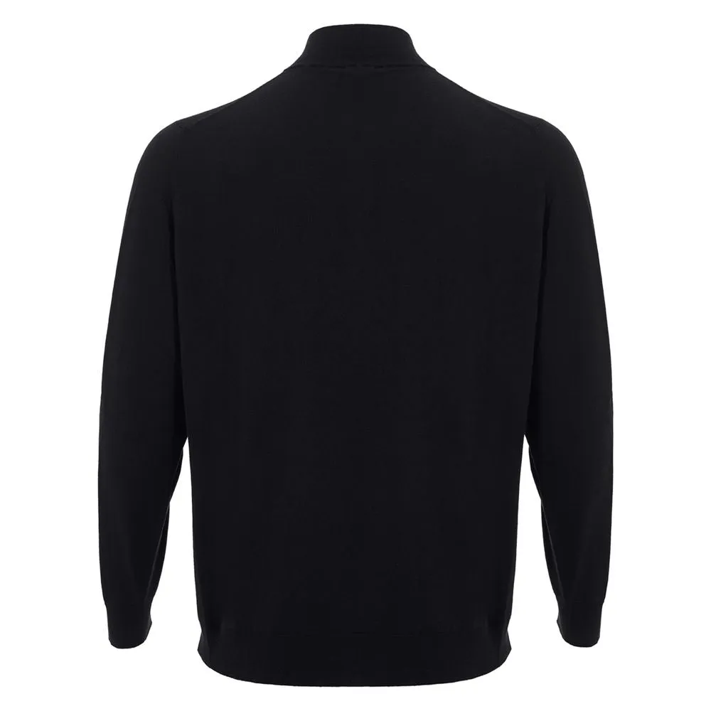 Italian Cashmere Men's Luxe Black Sweater sold by Louxly product image thumbnail 2