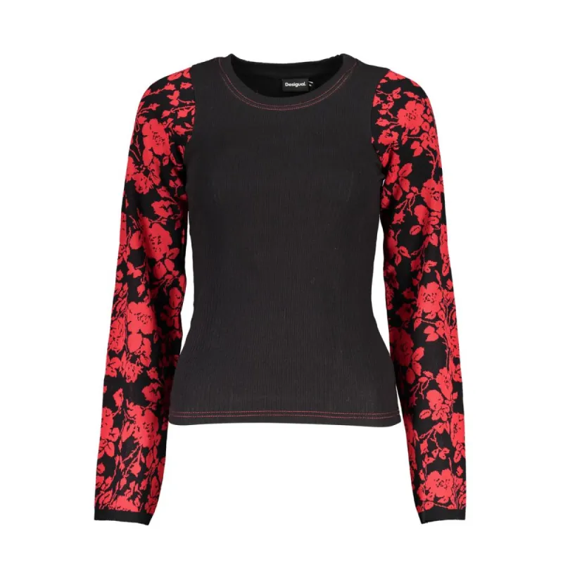 Chic Crew Neck Sweater with Contrast Details sold by Louxly