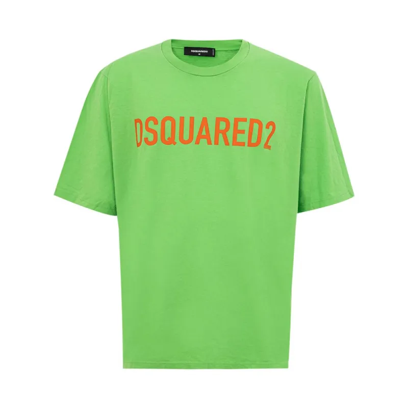 Electric Green Cotton Tee for Men sold by Louxly