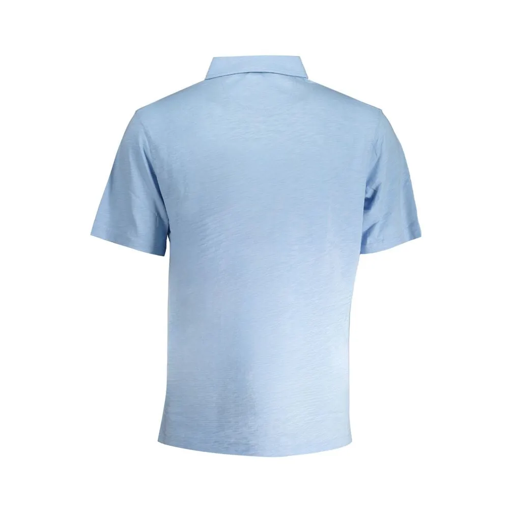 Light Blue Cotton Polo Shirt sold by Louxly product image thumbnail 2