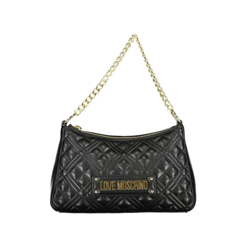 Black Polyethylene Handbag sold by Louxly