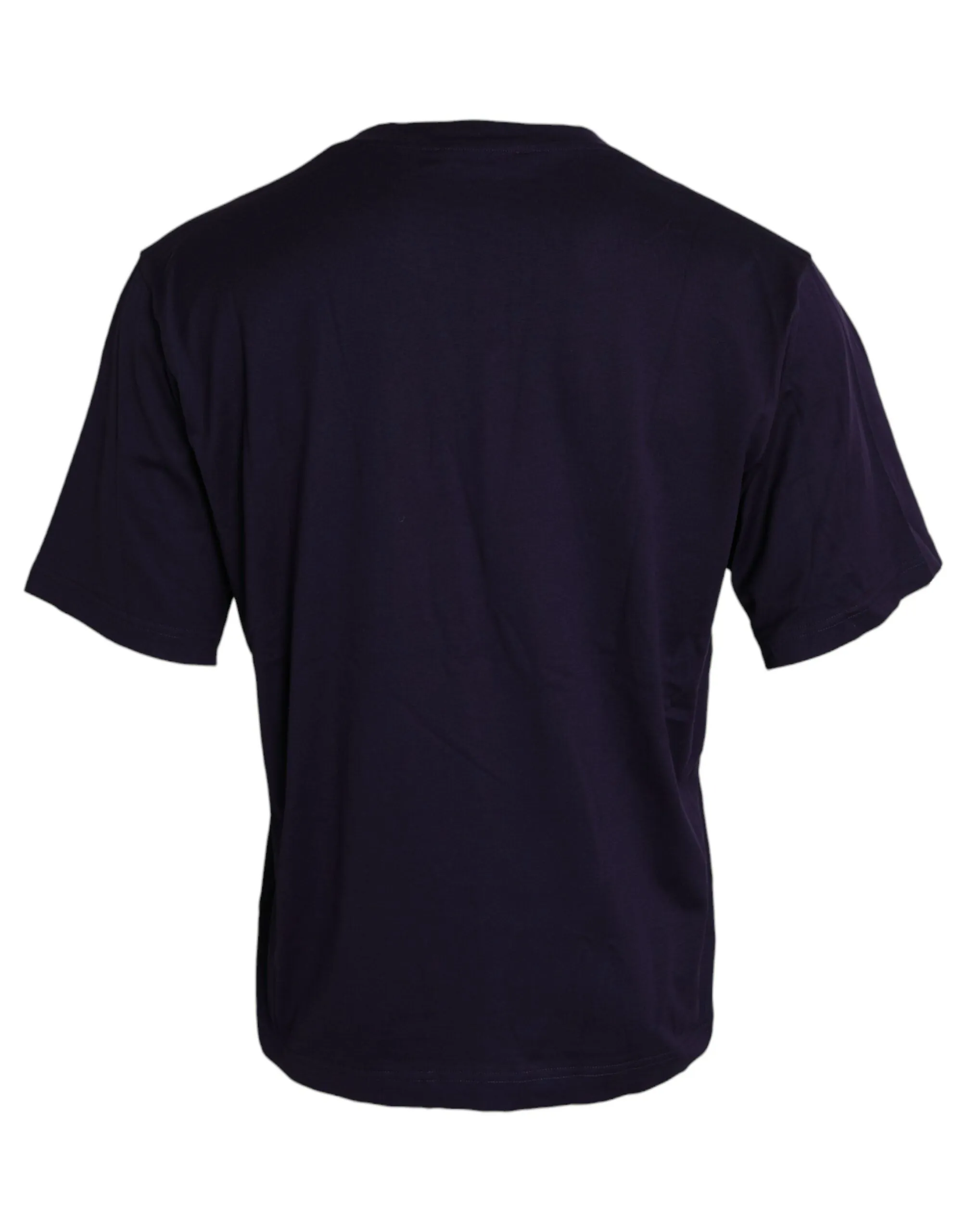 Purple Logo Patch Short Sleeve Cotton T-shirt sold by Louxly product image thumbnail 2