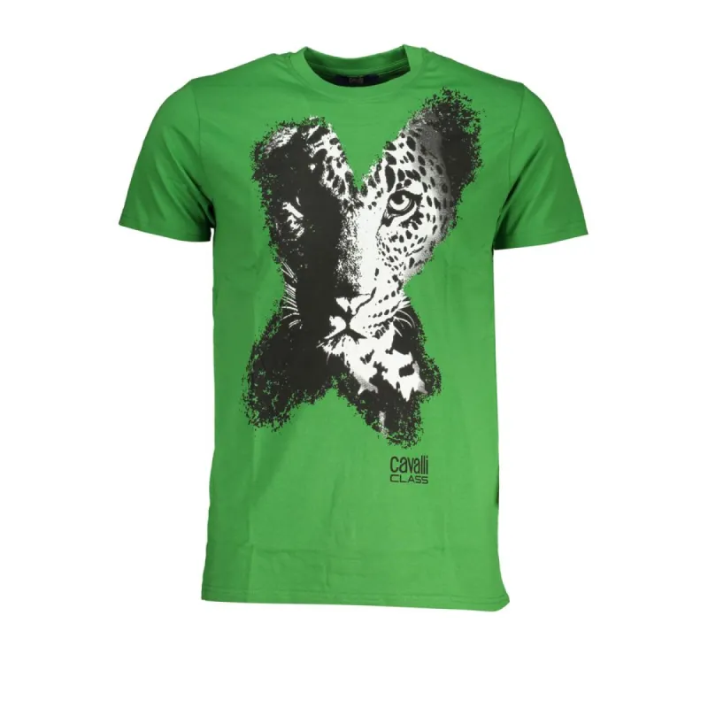 Green Cotton T-Shirt sold by Louxly
