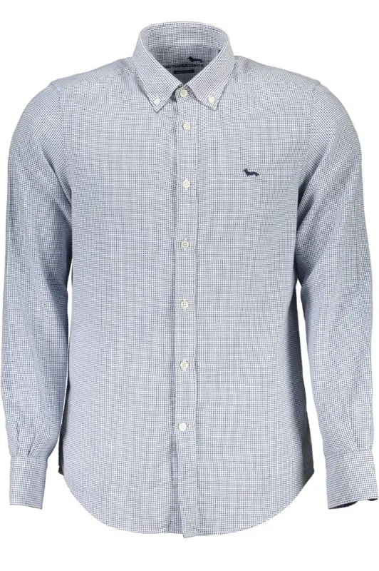 Elegant Light Blue Cotton Shirt for Men sold by Louxly