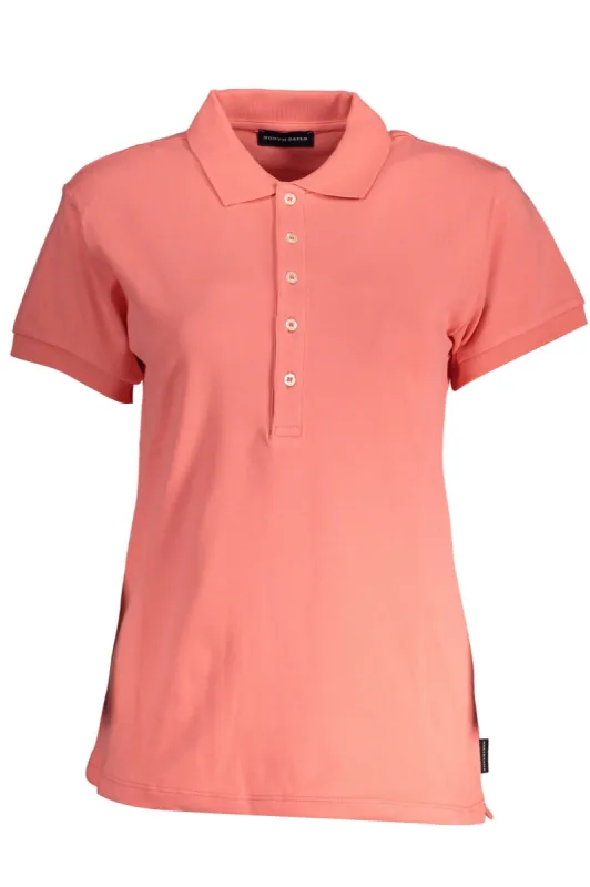 Pink Cotton Women Polo Shirt sold by Louxly