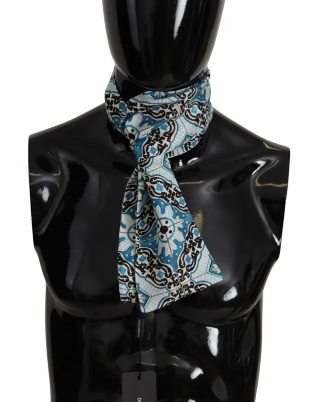 Majestic Silk Majolica Scarf sold by Louxly