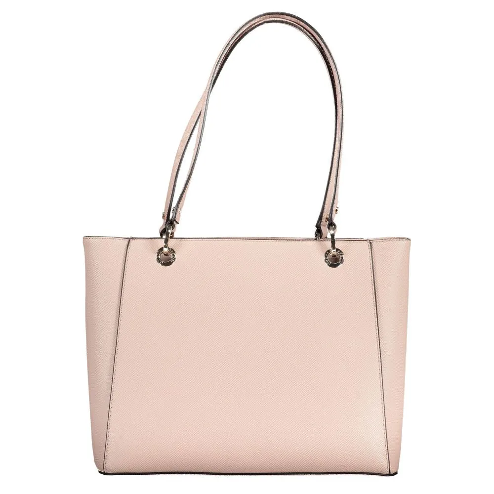 Pink Polyethylene Handbag sold by Louxly product image thumbnail 3