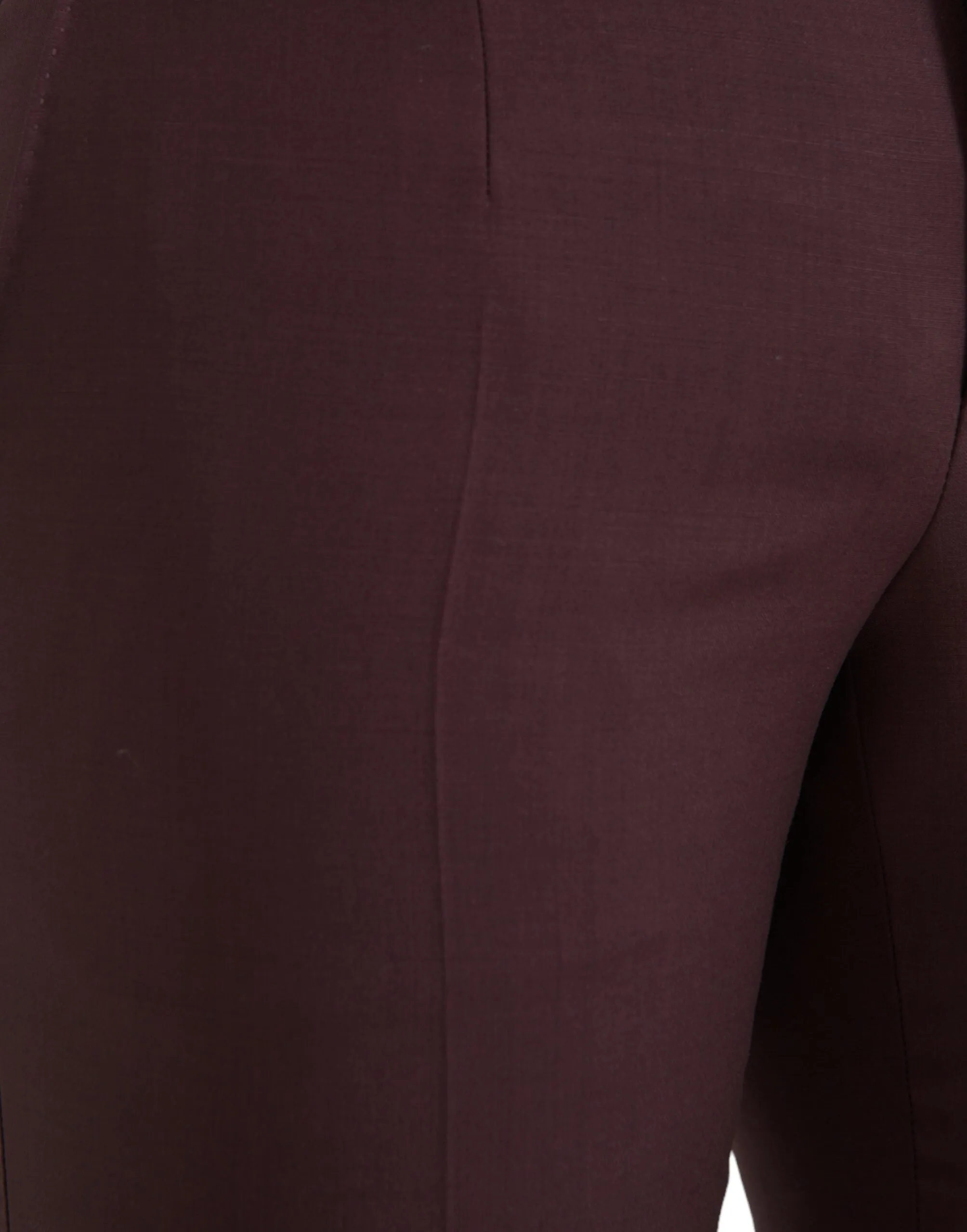 Maroon Wool Men Slim Fit Dress Pants sold by Louxly product image thumbnail 4