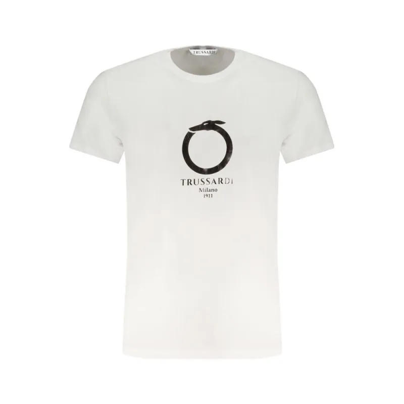 White Cotton T-Shirt sold by Louxly