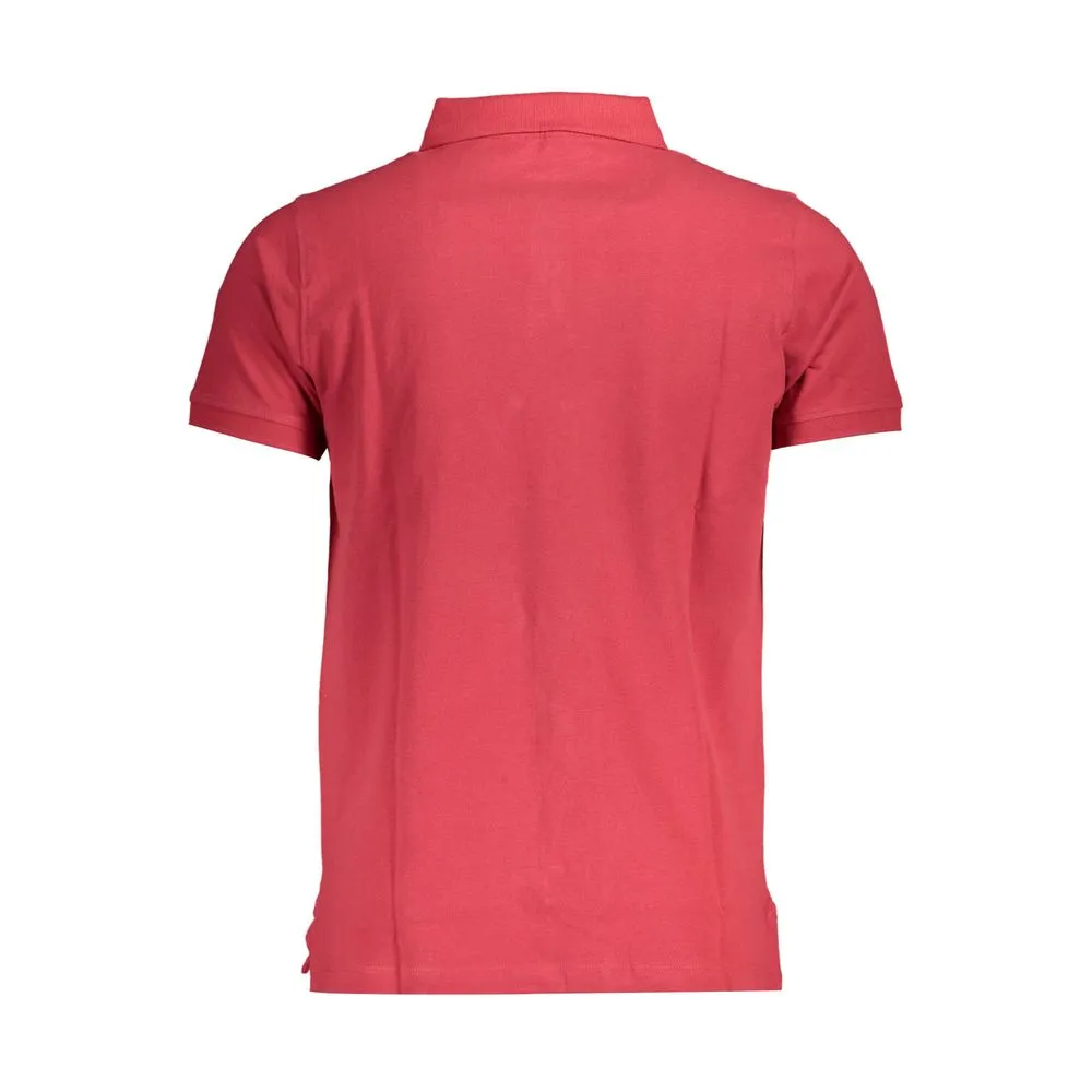 Red Cotton Polo Shirt sold by Louxly product image thumbnail 2