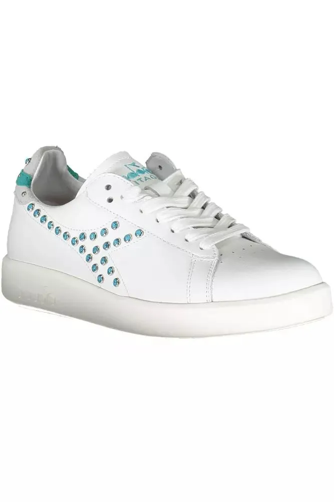 White Leather Women Sneaker sold by Louxly product image thumbnail 2