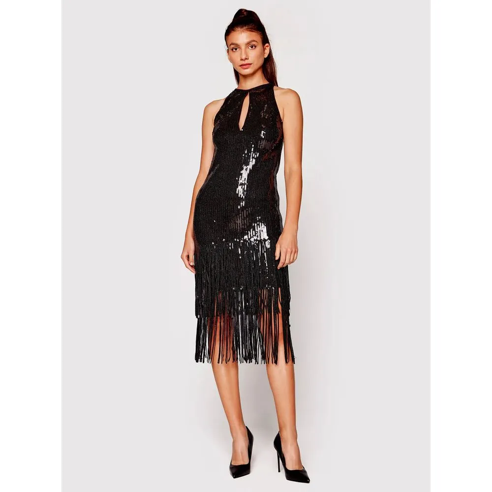 Black Polyester Dress sold by Louxly product image thumbnail 2