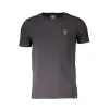 Black Cotton T-Shirt sold by Louxly
