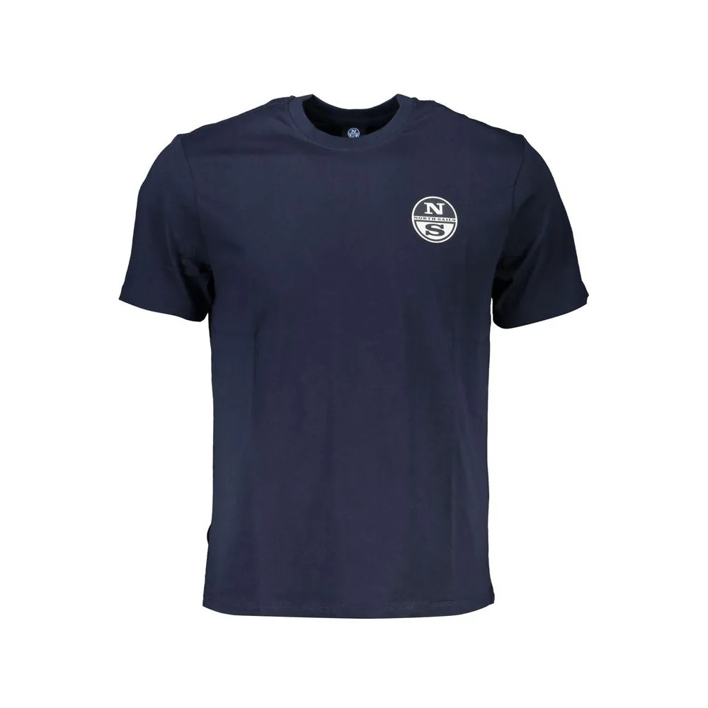 Blue Cotton T-Shirt sold by Louxly