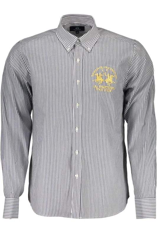 Blue Cotton Men Shirt sold by Louxly