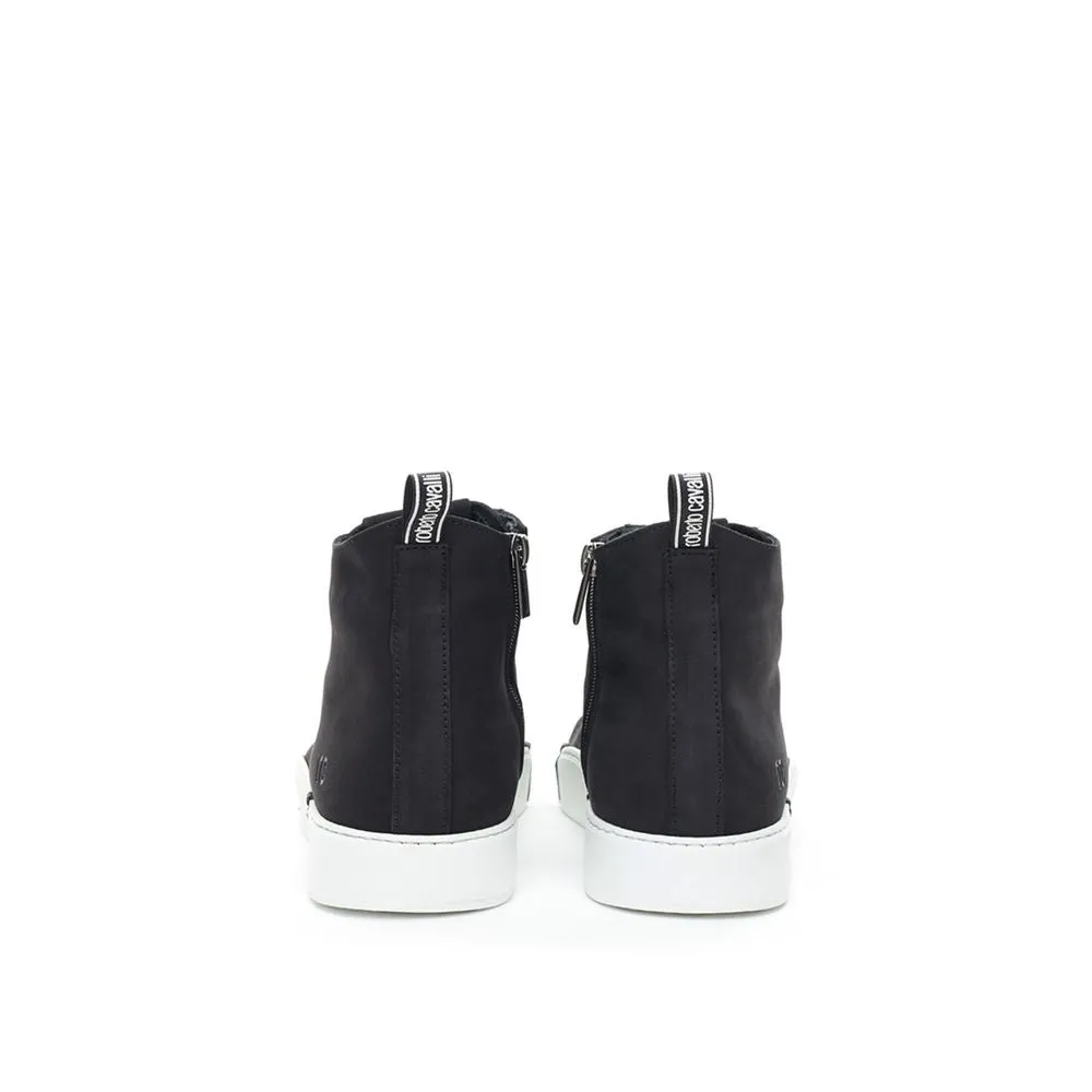 Elegant Suede Sneakers in Chic Black sold by Louxly product image thumbnail 4
