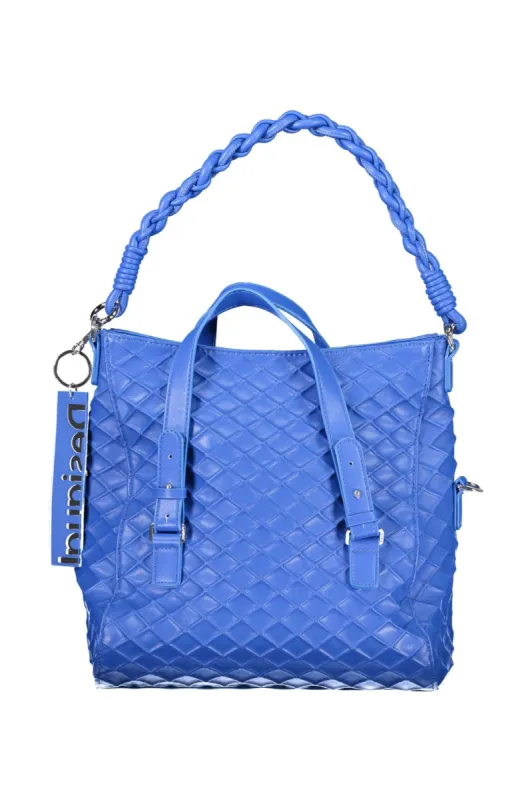Blue Polyethylene Women Handbag sold by Louxly
