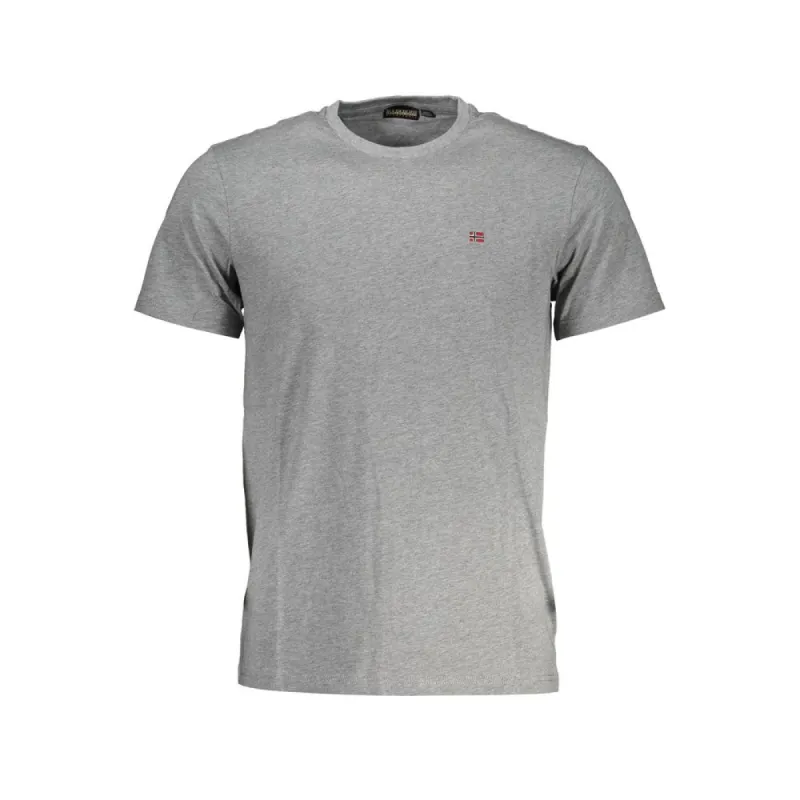 Gray Cotton Men T-Shirt sold by Louxly