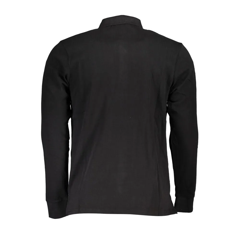 Black Cotton Polo Shirt sold by Louxly product image thumbnail 2