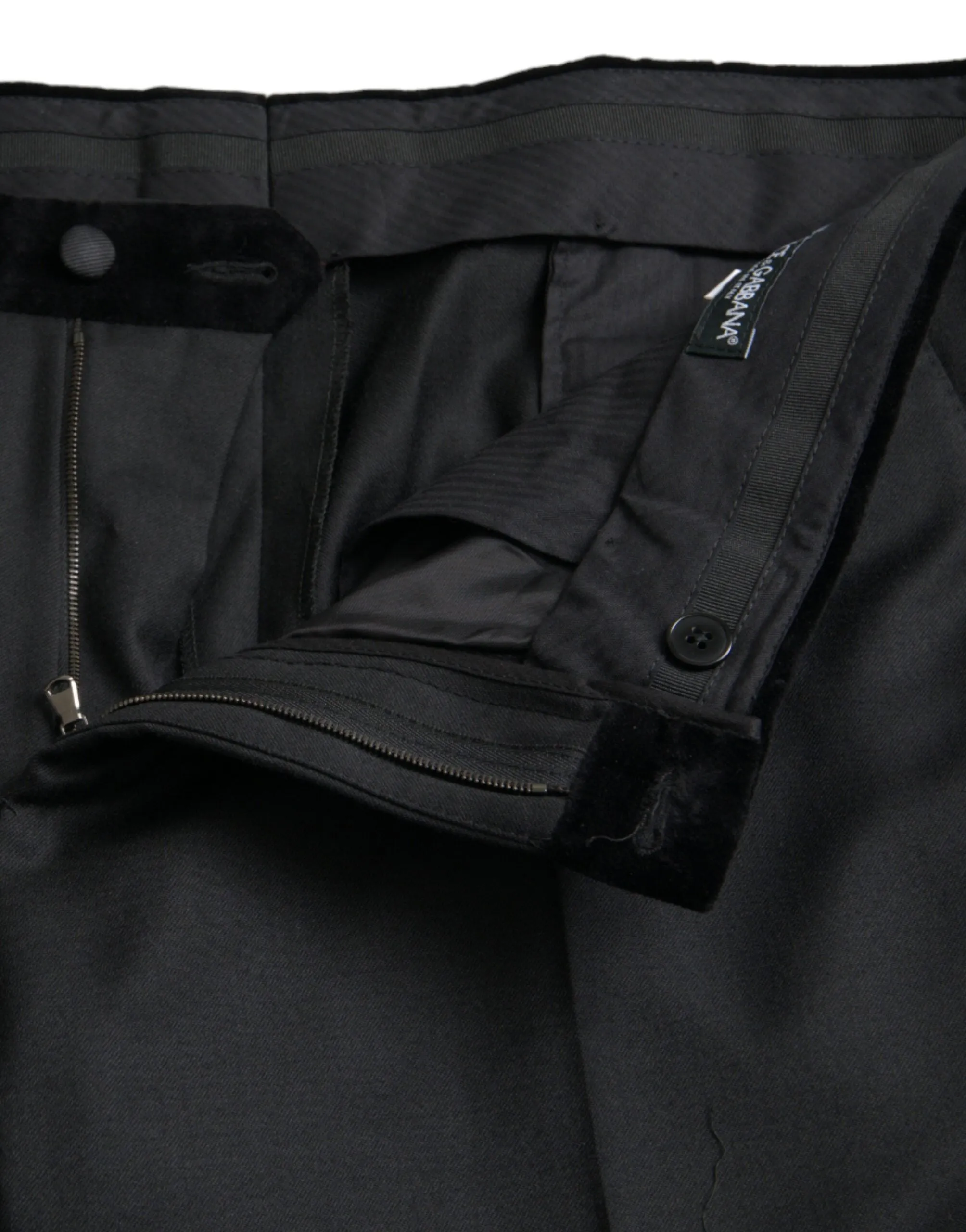 Black Silk Men Skinny Dress Pants sold by Louxly product image thumbnail 5