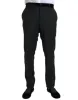 Black Silk Men Skinny Dress Pants sold by Louxly