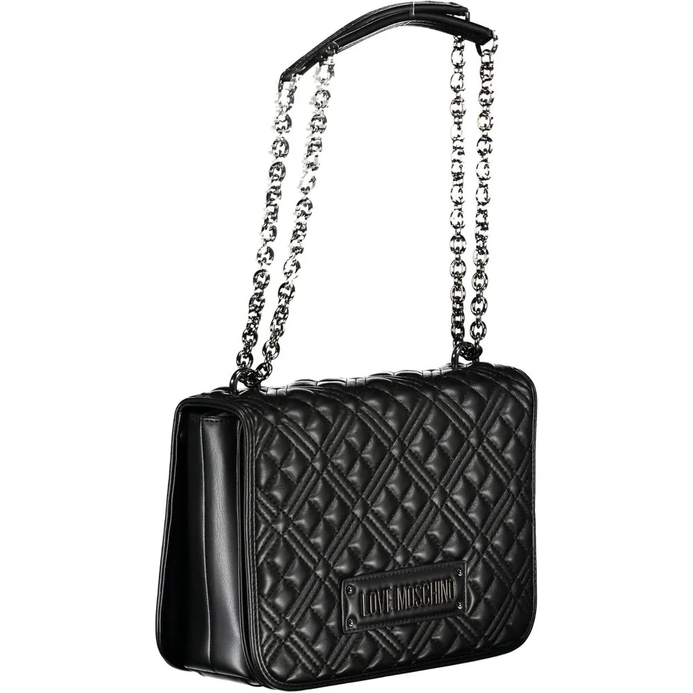 Black Polyethylene Handbag sold by Louxly product image thumbnail 3