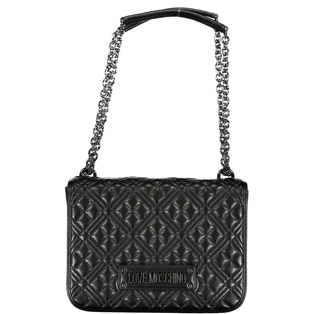 Black Polyethylene Handbag sold by Louxly