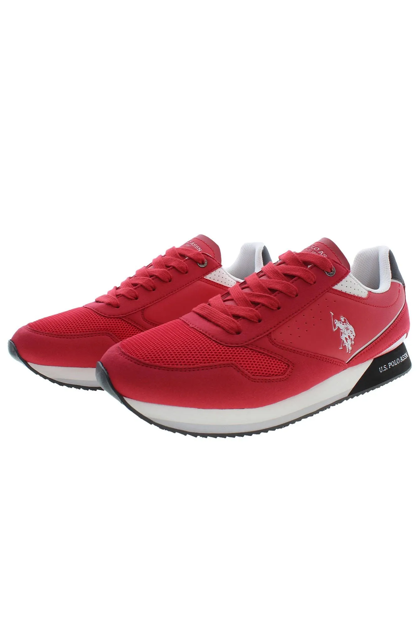 Red Polyester Men Sneaker sold by Louxly product image thumbnail 2