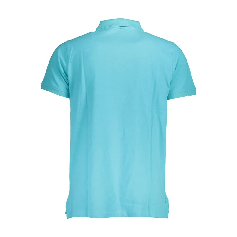 Light Blue Cotton Polo Shirt sold by Louxly product image thumbnail 2