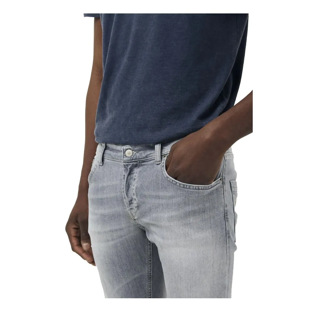Elegant Grey Stretch Icon Jeans sold by Louxly product image thumbnail 4