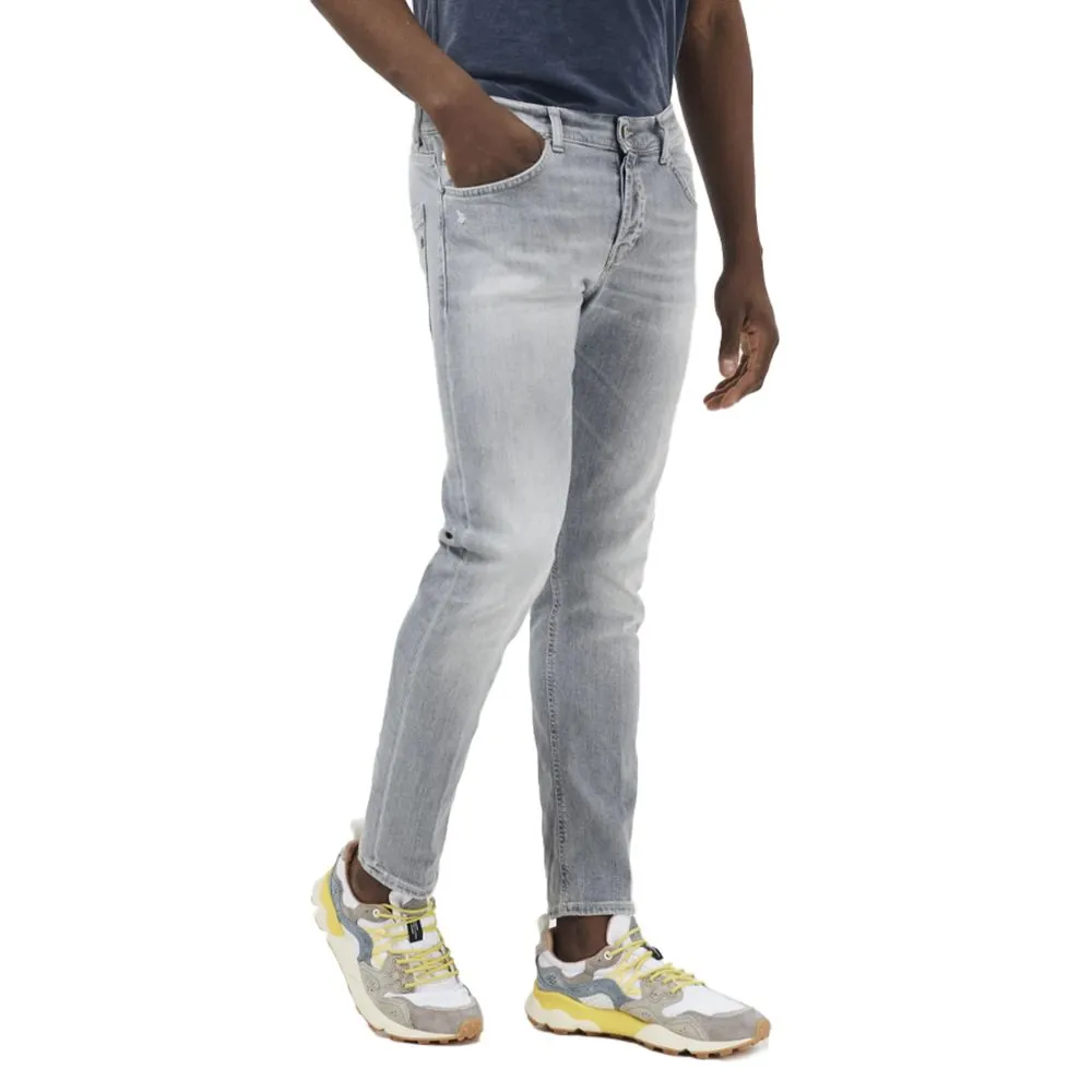 Elegant Grey Stretch Icon Jeans sold by Louxly product image thumbnail 3