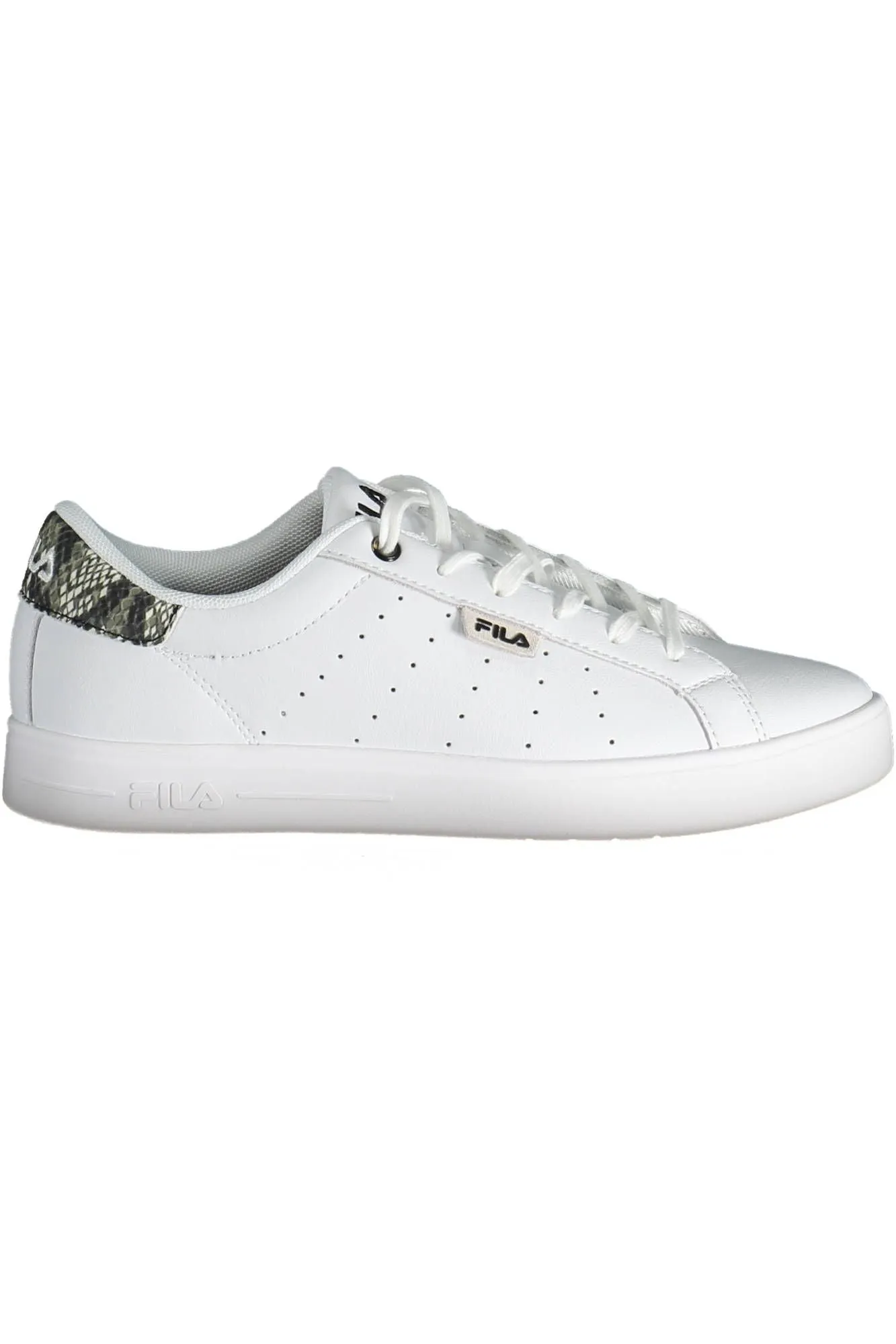 White Leather Women Sneaker sold by Louxly