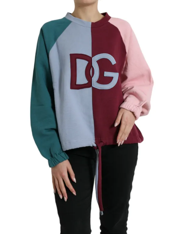 Multicolor Cotton Crew Neck Sweater sold by Louxly