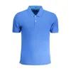 Blue Cotton Polo Shirt sold by Louxly