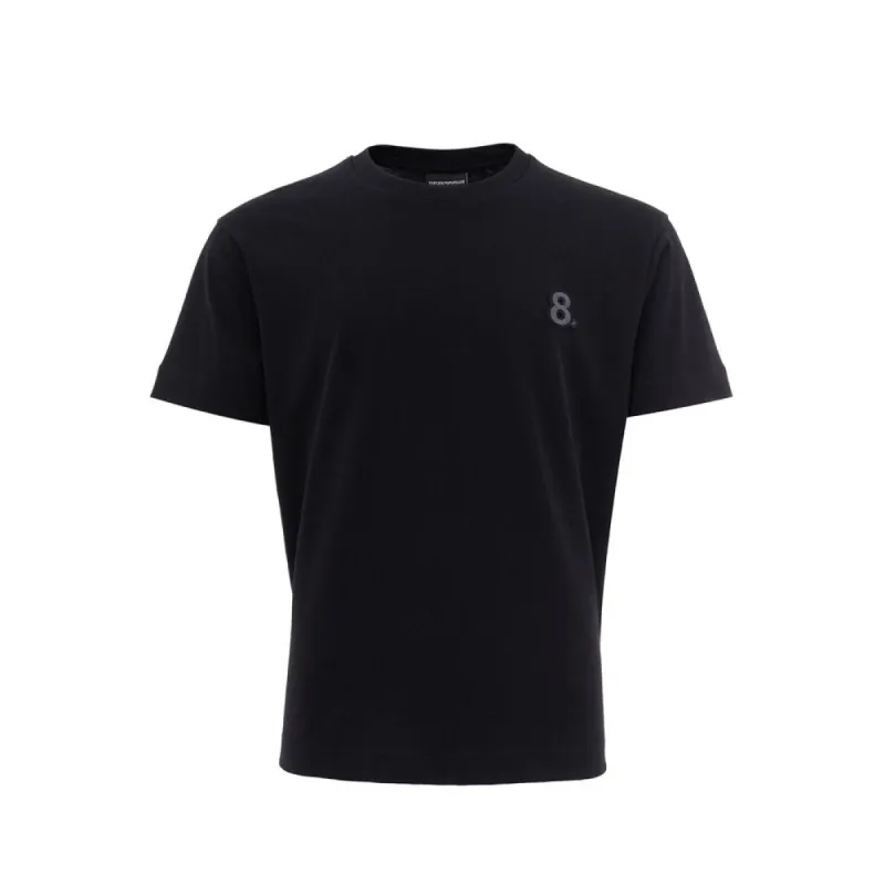 Black Cotton T-Shirt sold by Louxly