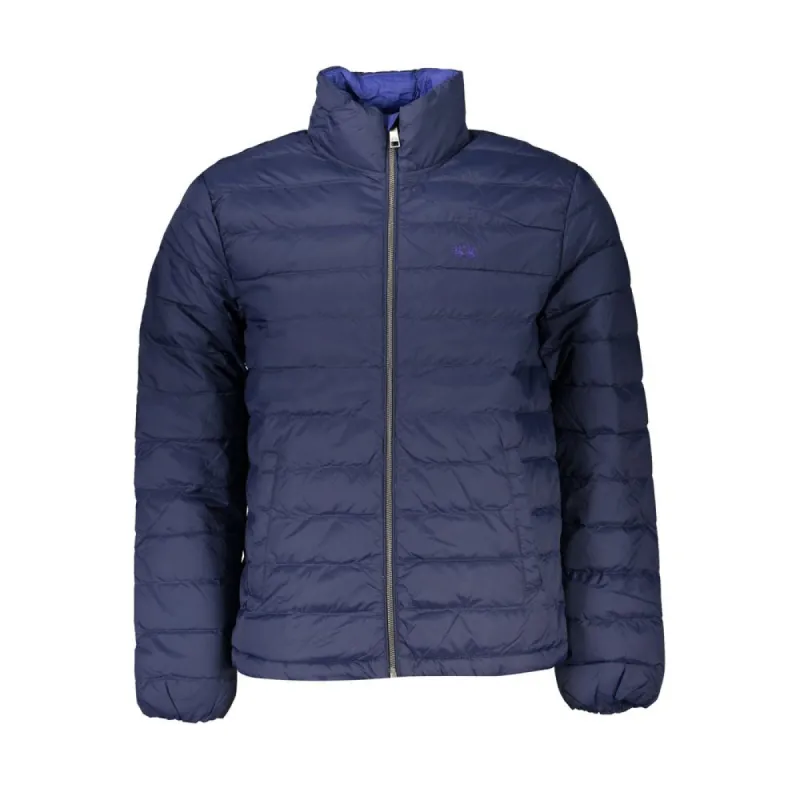 Elegant Long-Sleeved Blue Jacket sold by Louxly