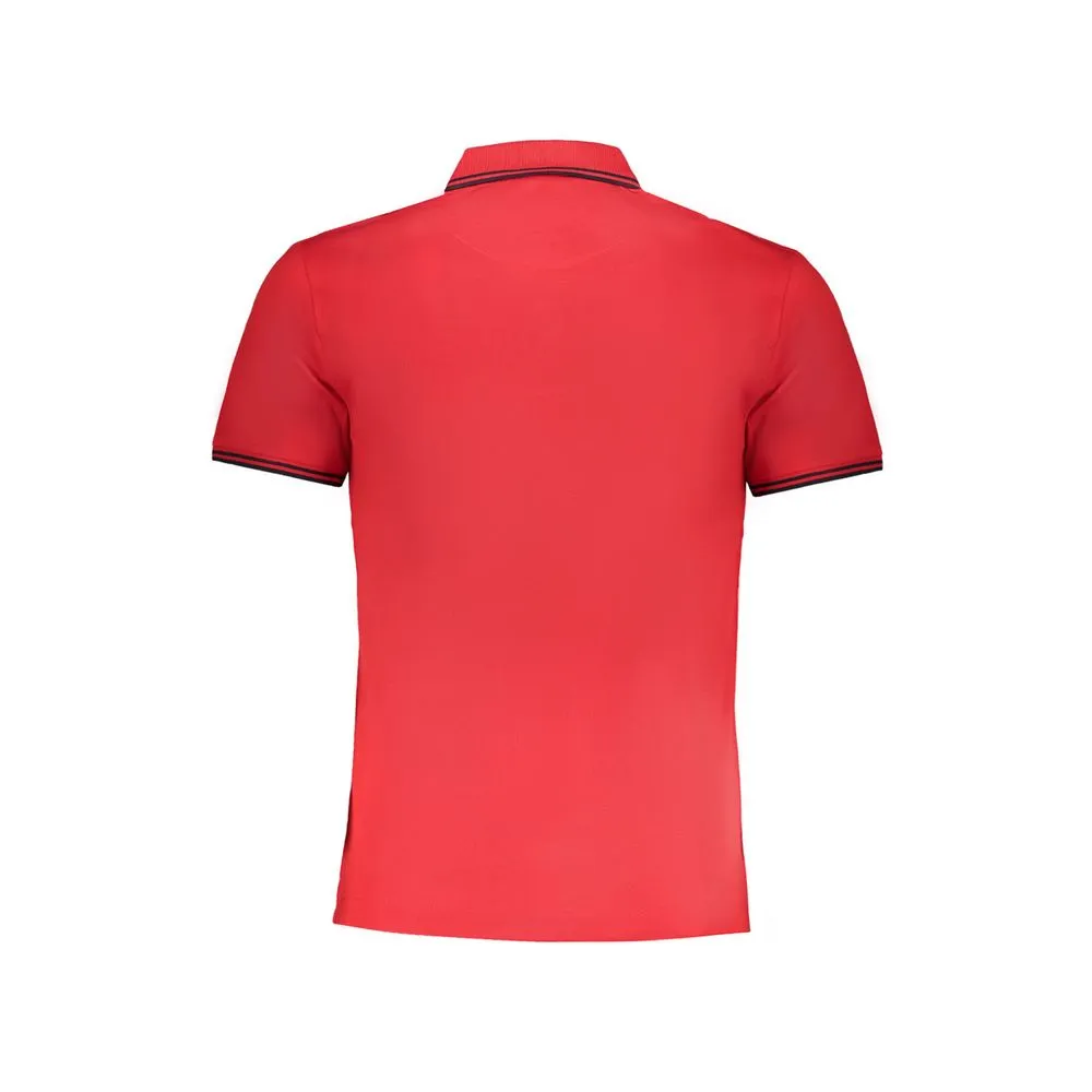 Red Cotton Polo Shirt sold by Louxly product image thumbnail 2