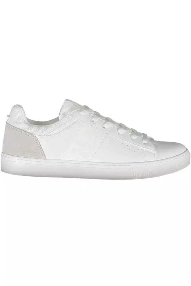 White Leather Men Sneaker sold by Louxly