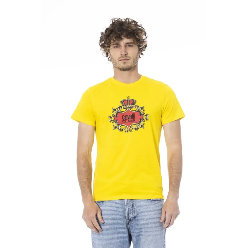 Yellow Cotton Men T-Shirt sold by Louxly