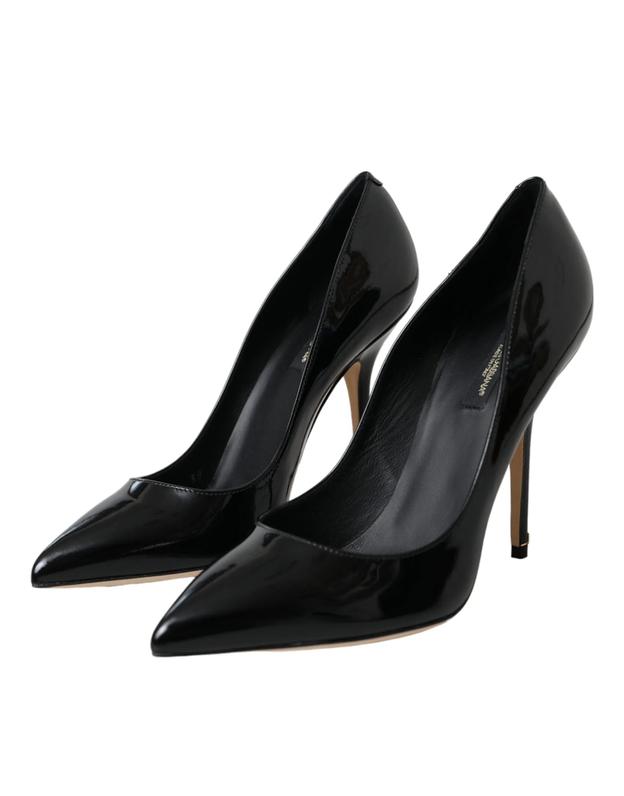 Black Patent Leather Bellucci Pumps Heels Shoes sold by Louxly product image thumbnail 3