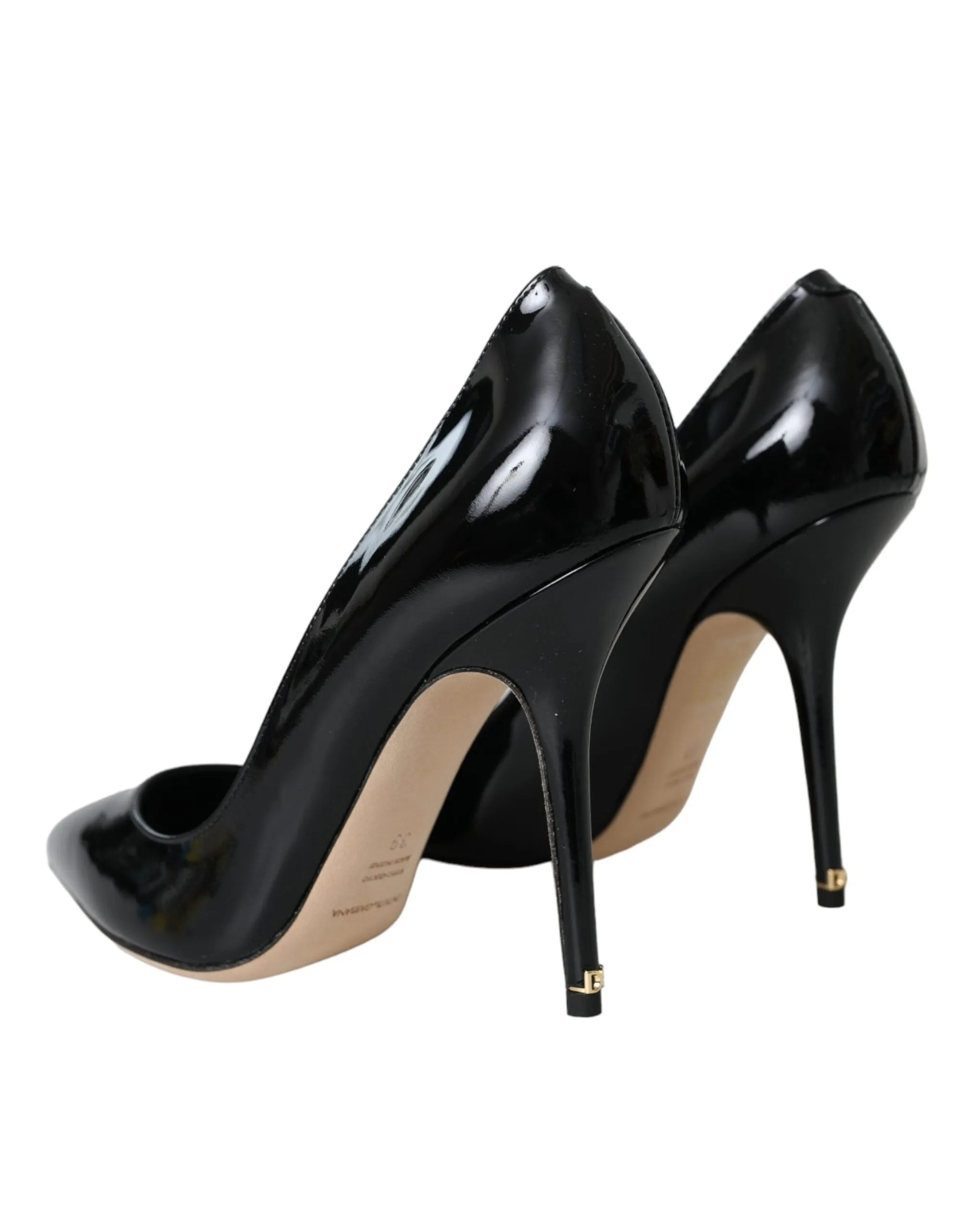 Black Patent Leather Bellucci Pumps Heels Shoes sold by Louxly product image thumbnail 4