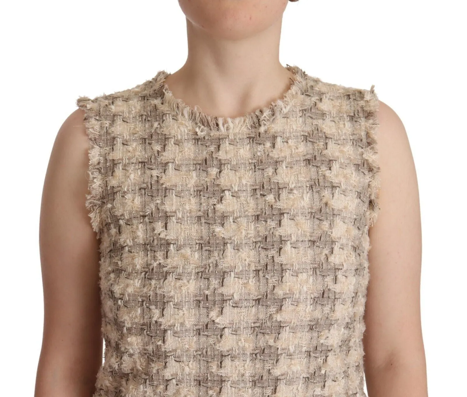 Chic Checkered Shift Mini Dress sold by Louxly product image thumbnail 4