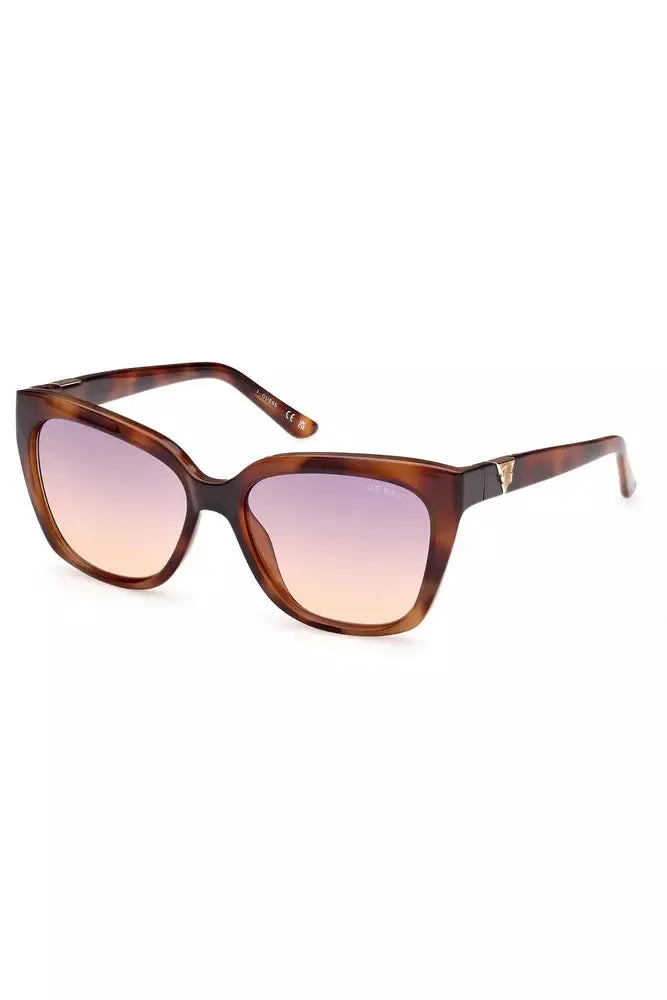 Brown Injected Women Sunglass sold by Louxly