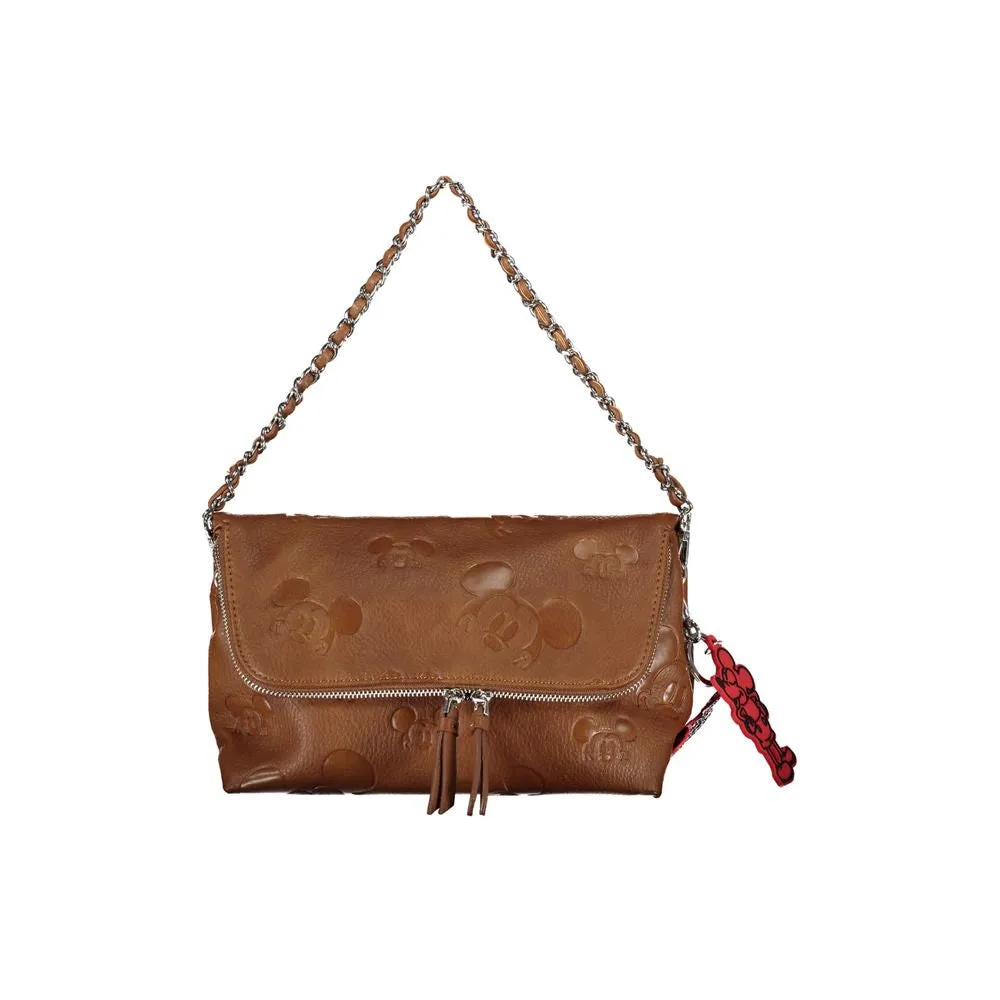 Brown Polyethylene Handbag sold by Louxly
