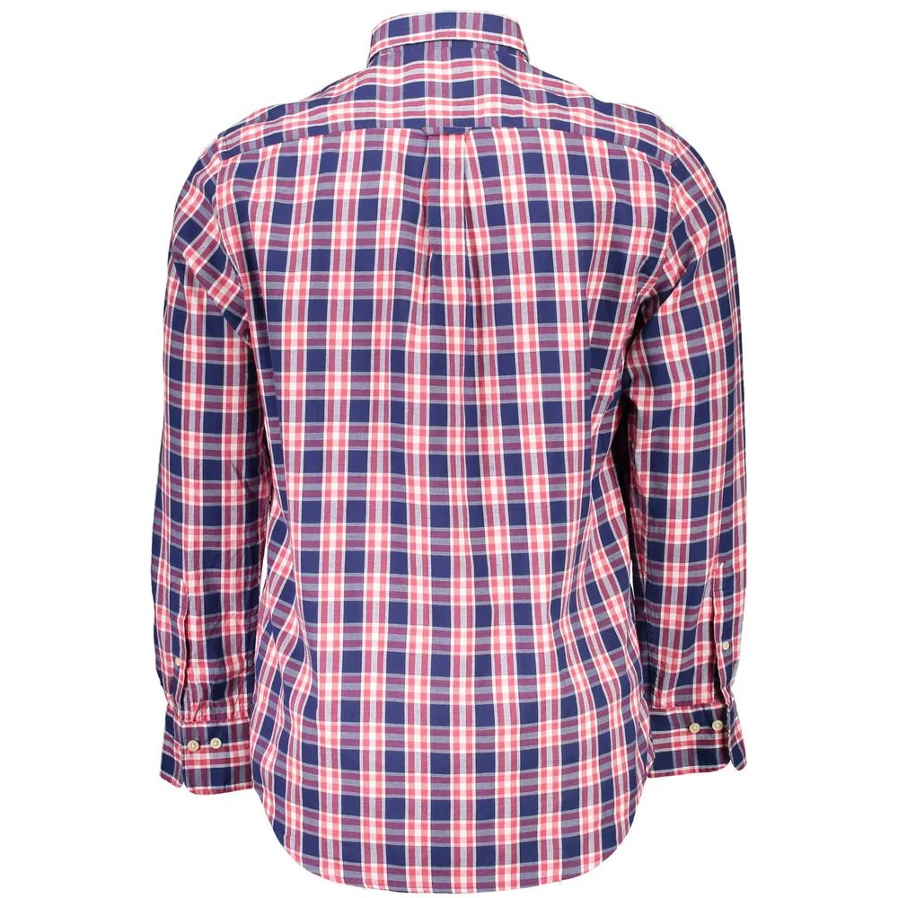 Casual Blue Cotton Shirt with Button-Down Collar sold by Louxly product image thumbnail 2