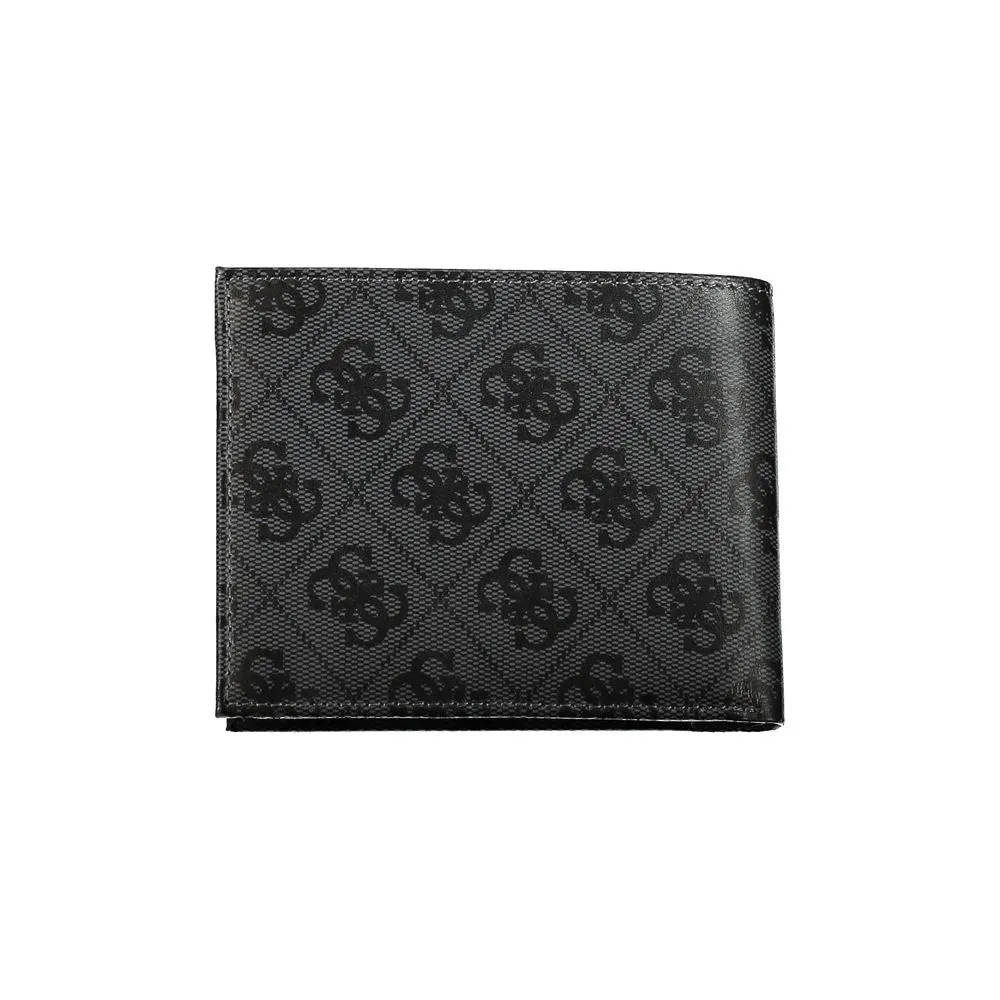 Sleek Black Leather Dual Compartment Wallet sold by Louxly product image thumbnail 2