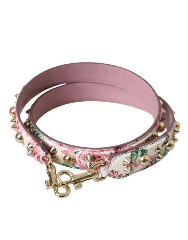Pink Floral Handbag Accessory Shoulder Strap sold by Louxly